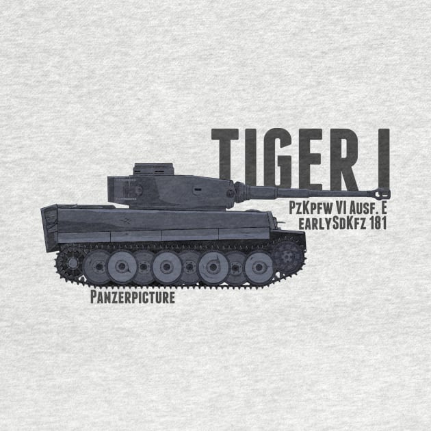 Tiger I Ausf.E Early by Panzerpicture